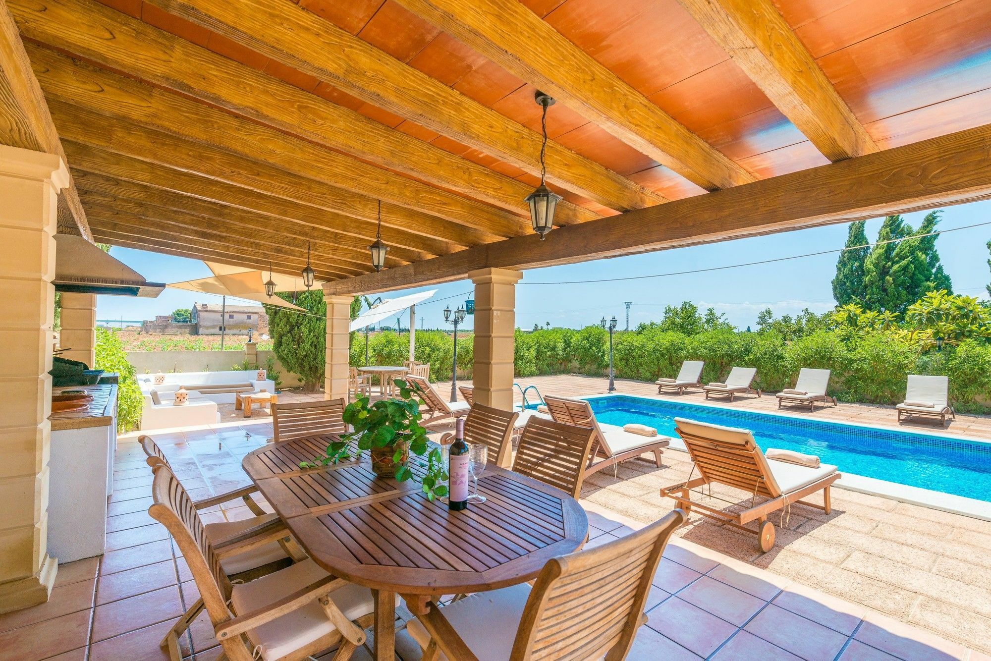 Vila Son Valenti Sa Pobla Exteriér fotografie